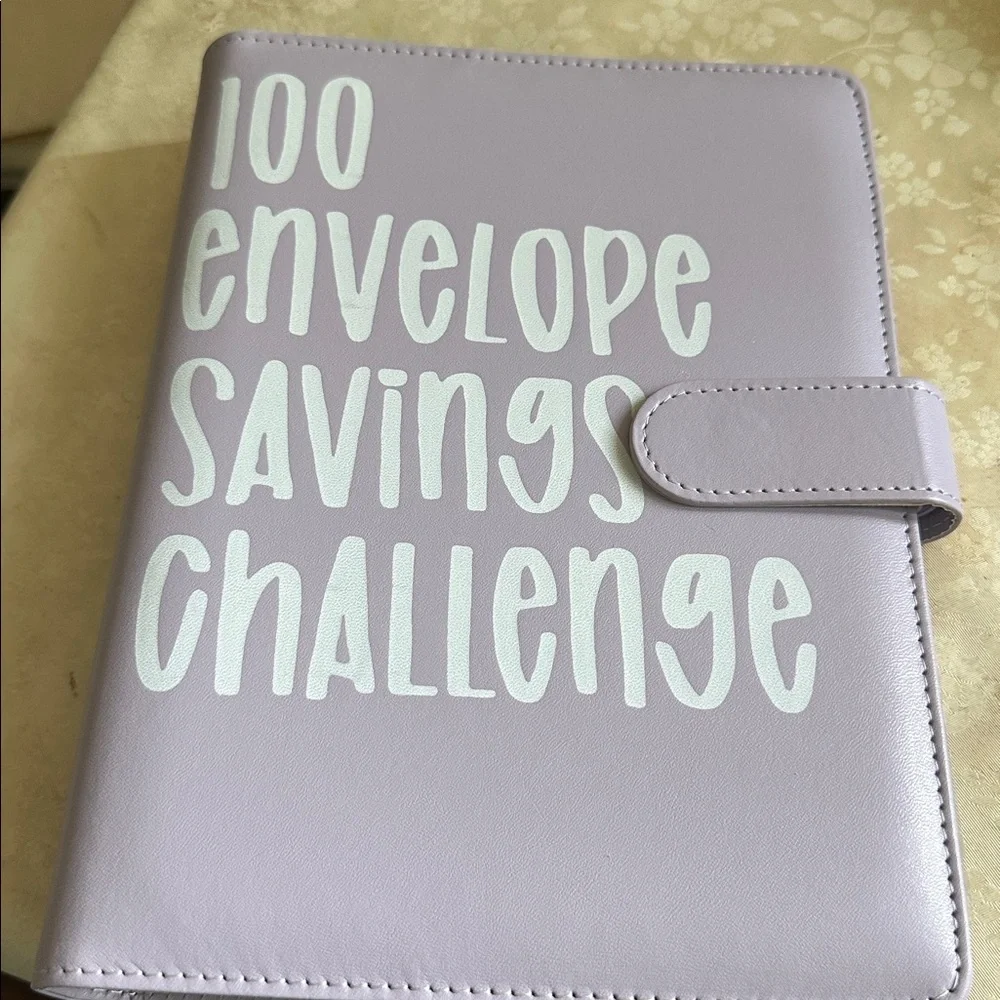 Lavender Savings Challenge Binder